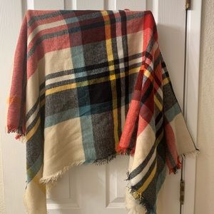 Large Flannel Blanket Scarf